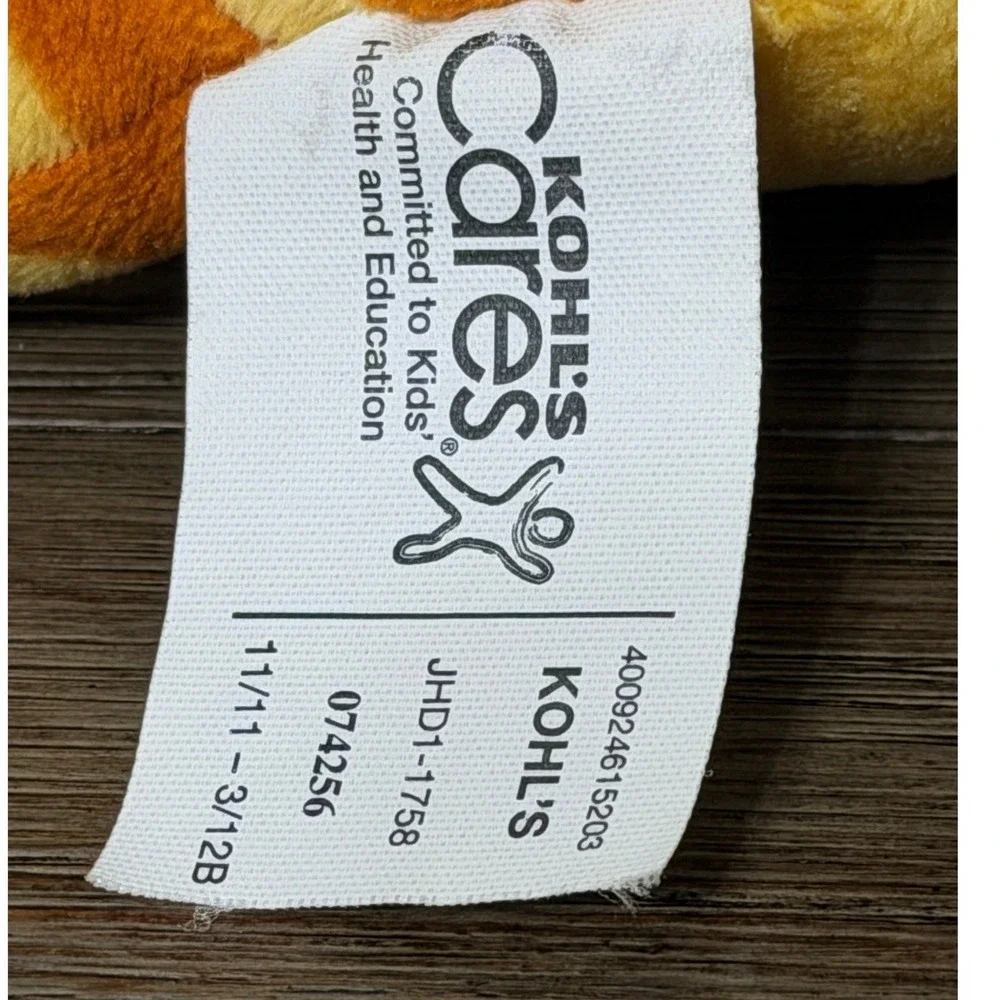 Kohls Cares‎ Gerald the Giraffe Plush Giraffes Cant Dance Stuffed Animal 12